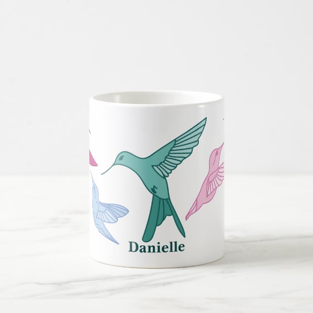 Personlig kolibri-kopp kaffemugg (Center)