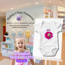 Personlig kolibrifödd bodysuit
