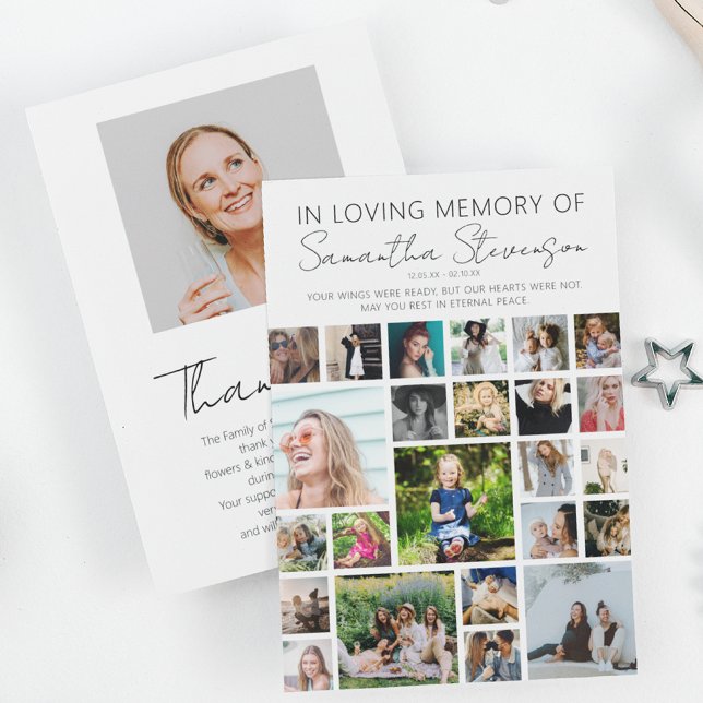 Personlig kollage med 24 foton tack kort (Skapare uppladdad)