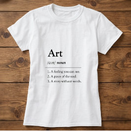 Personlig konst ordboksstil t-shirt