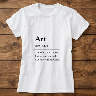 Personlig konst ordboksstil t-shirt