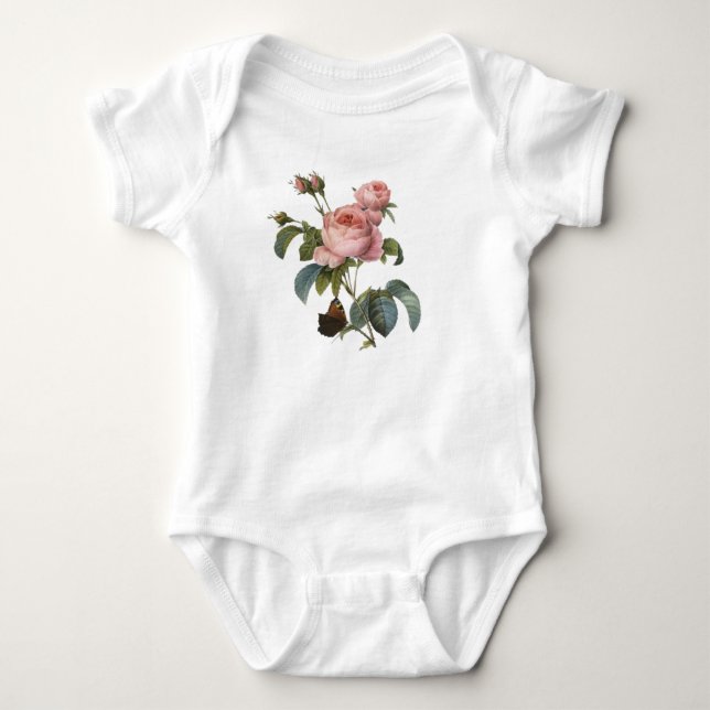 Personlig Konst Ro och fjäril T Shirt (Framsida)
