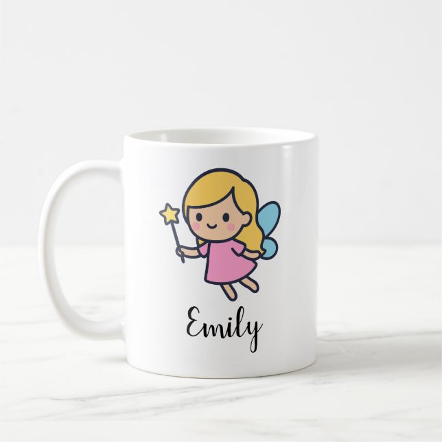 Personlig Kopp, Mugg, Personlig Barns Kaffemugg (Vänster)