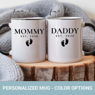 Personlig koppuppsättning för mamma och pappa - pr kaffemugg