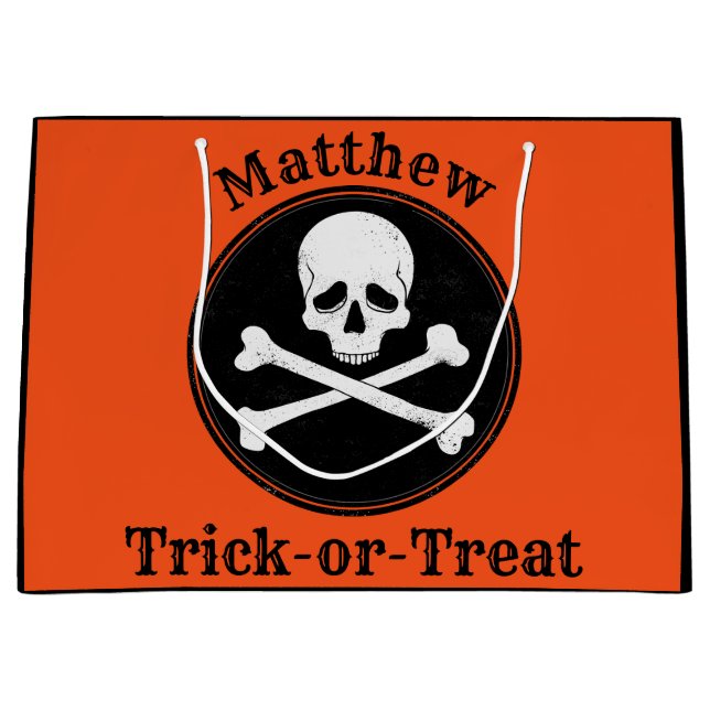 Personlig Kor Bones Halloween Bag (Framsidan)