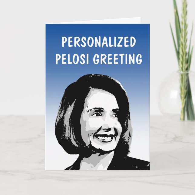 Personlig Kort till Pelosi (Framsida)