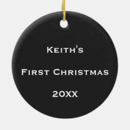 Personlig: Kosmiskt bubbelflöde Julgransprydnad Keramik