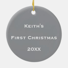 Personlig: Kosmiskt bubbelflöde Julgransprydnad Keramik