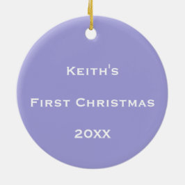 Personlig: Kosmiskt bubbelflöde Julgransprydnad Keramik