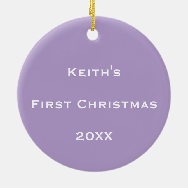 Personlig: Kosmiskt bubbelflöde Julgransprydnad Keramik (Baksidan)