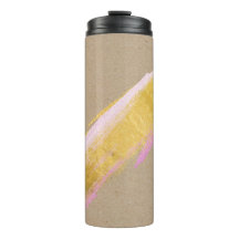 Personlig Kraft Guld Rosa Brush Tumbler