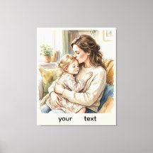 Personlig kram mellan mamma och dotter