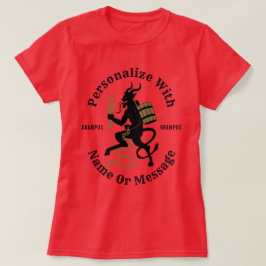 Personlig Krampus Red T-shirt