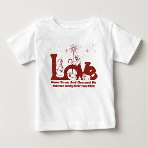 Personlig Kristna familjens julkreativitet T Shirt