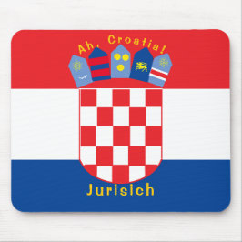 Personlig Kroatiska Flagga Musmatta