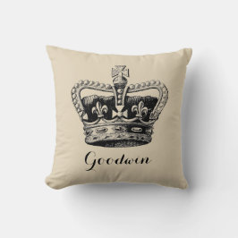 Personlig Krona Decorative Dekorativ kudde