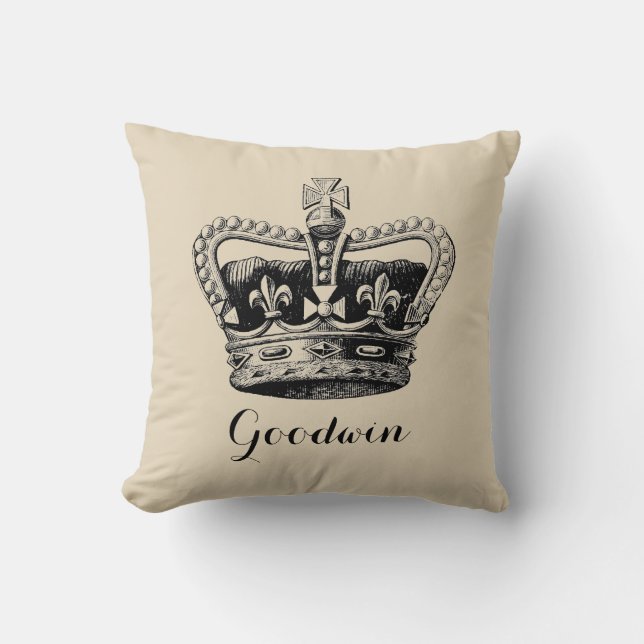 Personlig Krona Decorative Dekorativ kudde (Framsida)
