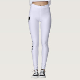 Personlig krona lavendel leggings