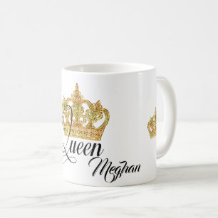 Personlig Krona Queen Kaffemugg
