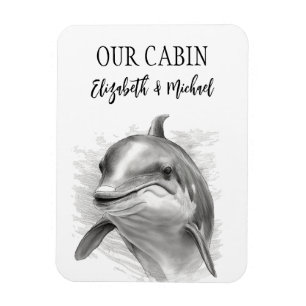 Personlig kryssningsdörr Havsdelfin Magnet