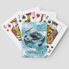 Personlig kryssningsfartyg casinokort