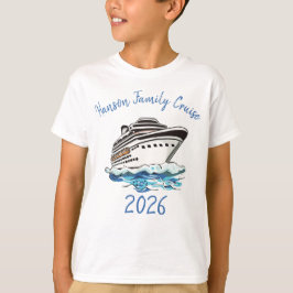 Personlig kryssningsfartyg t shirt