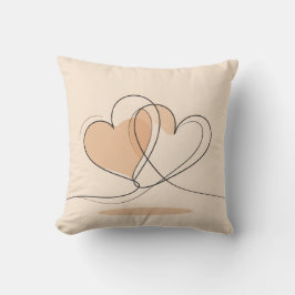 Personlig Kudd - Romantiska Hjärtan Kudde