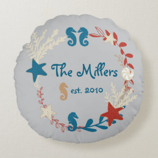 Personlig kudde med namn och bröllopsdatum