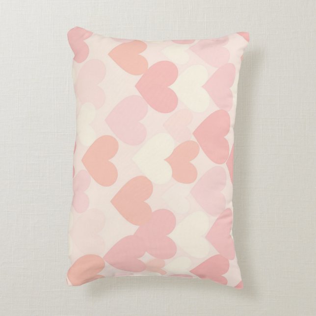 Personlig Kuddthrow - Romantisk Hjärtdekor Prydnadskudde (Baksidan(Vertikal))