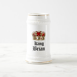 Personlig Kung Beer Stein Sejdel