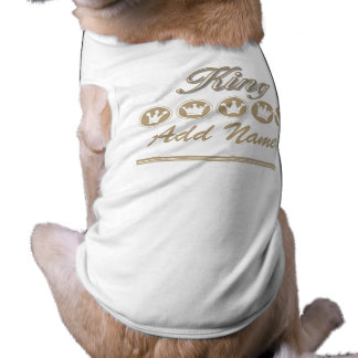 Personlig Kung Hund T-shirt