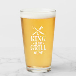 Personlig Kung i Grill Glaskopp