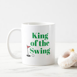 Personlig "Kung vid Swing" Mugg