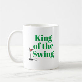 Personlig "Kung vid Swing" Mugg
