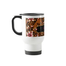 Personlig kunglig roséguld krona kaffemugg | Cu