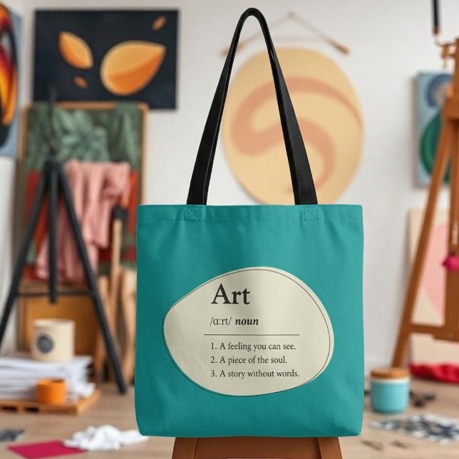 Personlig Kunst Definition Handväskor Tygkasse (Fully customizable tote bag for art lovers)