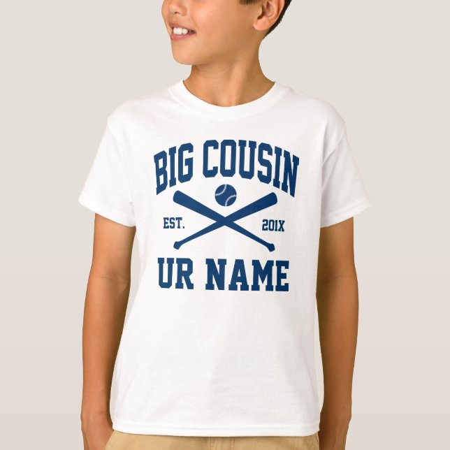 personlig kusin baseball t-shirt (Framsida)