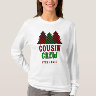Personlig Kusin Crew Play Julgran T Shirt