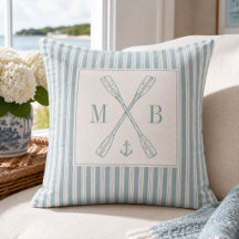 Personlig Kustomrad Åror Monogram Ticking Rand
