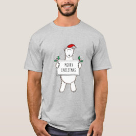 Personlig Kute Jul-Polar Björn T Shirt