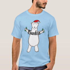 Personlig Kute Jul-Polar Björn T Shirt