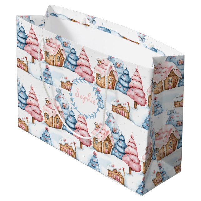 Personlig Kute Julbrödhus (Baksidan Vinklad)