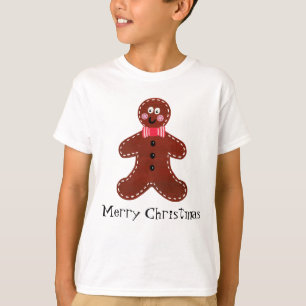 Personlig Kute-Pepparkaksgubben Jul T Shirt