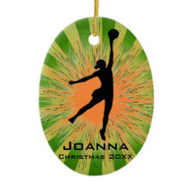 Personlig Kvinnor i Volleyball Ornament