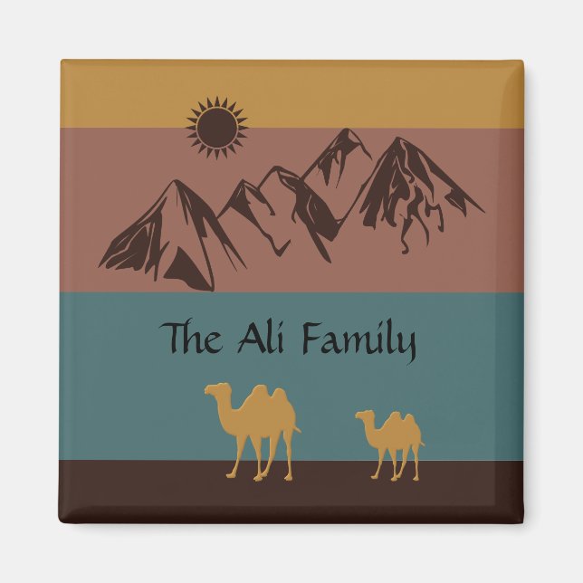 Personlig Kylskåp Magnet (Framsidan)