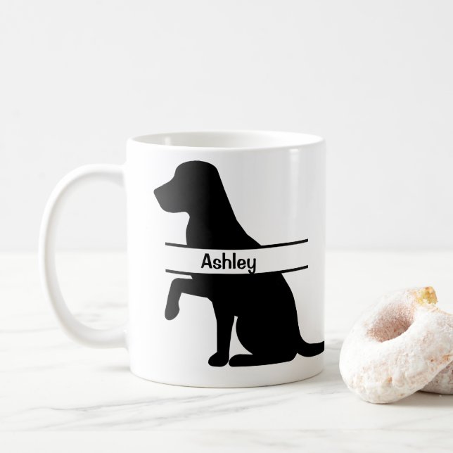 Personlig Labour Pet Groomer Kaffemugg (Med munk)