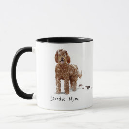 Personlig Labradoodle Mugg