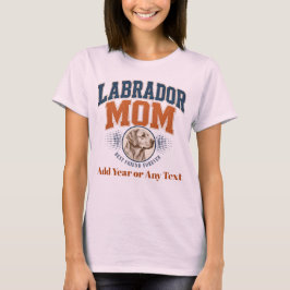 Personlig Labrador-mamma, Anpassad hundälskarepres T Shirt