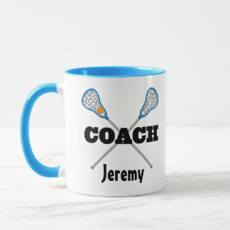 Personlig Lacrosse Coach Gift Mugg