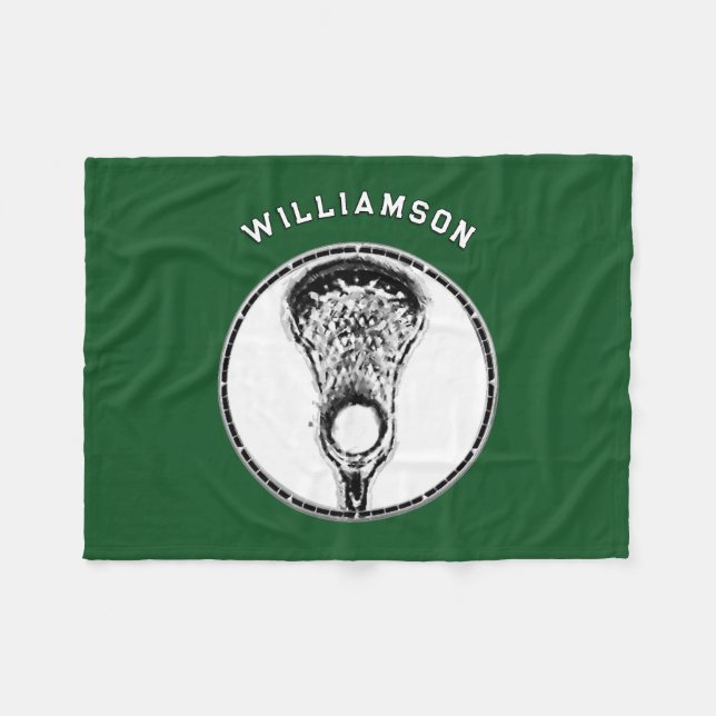 Personlig Lacrosse Fleecefilt (Framsidan (Horisontell))